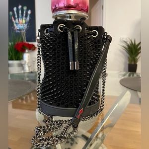 GORGEOUS Christian Louboutin Studded Drawstring bag